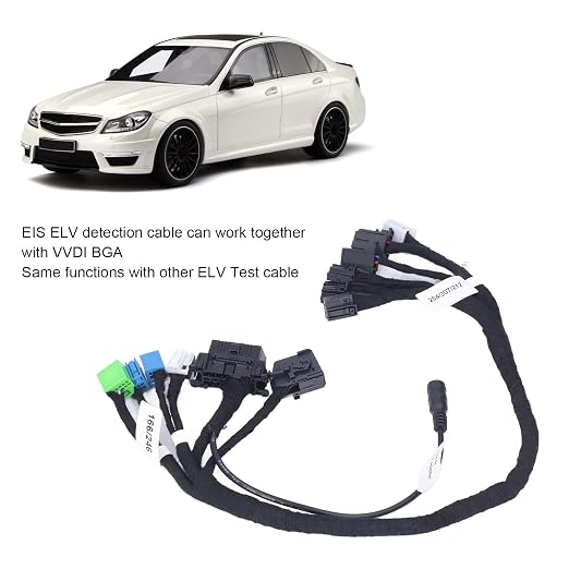 Car ELV Test Cable, Car 5 in 1 EIS ELV Test Cable Replacement W204 W207 W212 W164 W221 W216 W166 W246 Diagnostic Tools