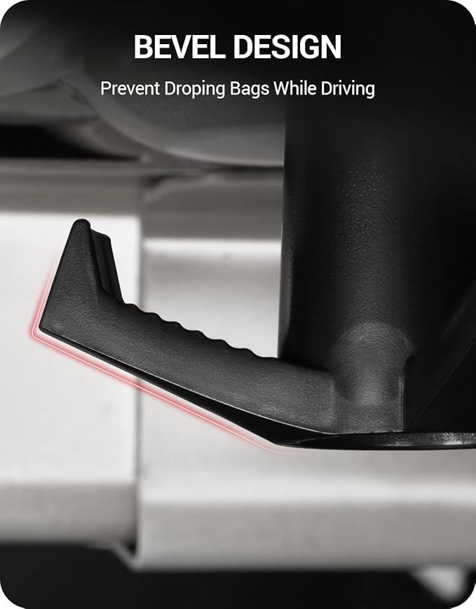 BASENOR 2026-2024 Tesla Model 3 Center Console Organizer and Model 3 Trunk Grocery Bag Hook