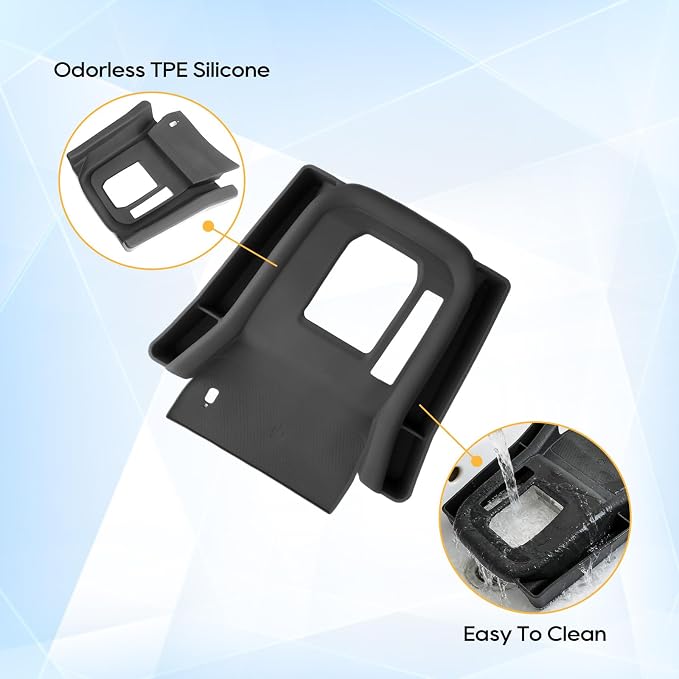 LFOTPP 2025 Forester Center Console Organizer - for 2025 Subaru Forester(Premium/Sport/Limited/Touring)-Gear Shift Cover Silicone Tray for 2025 Forester Accessories (Not for Base & Wildness)