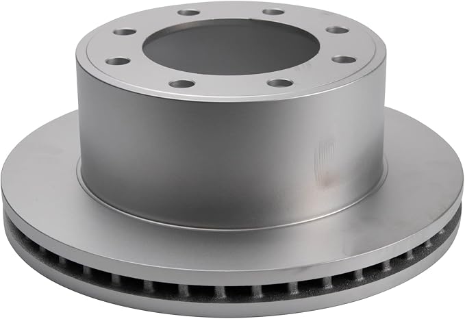 TRQ Rear Brake Rotor Set G Coated Vented Compatible with 2005-2012 Ford F-250 Super Duty 2005-2012 F-350 Super Duty