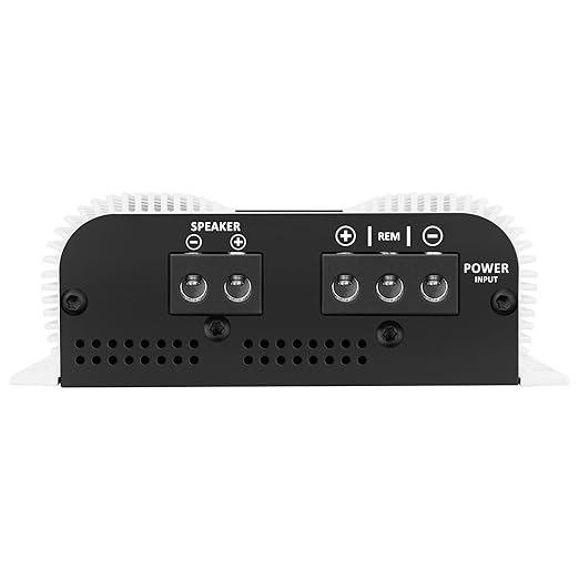 Taramps BASS 400 1 Ohm 1 Channel Mosfet Amplifier 400 Watts RMS, Monoblock, Crossover, Bass Boost, RCA/High Level Input, Class D, Car Audio, Monitor Level Remote/M1 Led Monitor, Great for Subwoofers