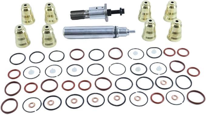 Injector Sleeve Cup Removal Installation Tool Kit with O-Ring Seal Kit 1823492C97 Compatible with 1994-2003 Ford 7.3L Navistar DT466E T444E