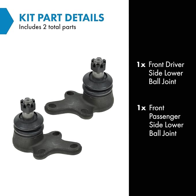 TRQ Front Lower Ball Joint Driver and Passenger Side Compatible with 1989-1995 Toyota Pickup