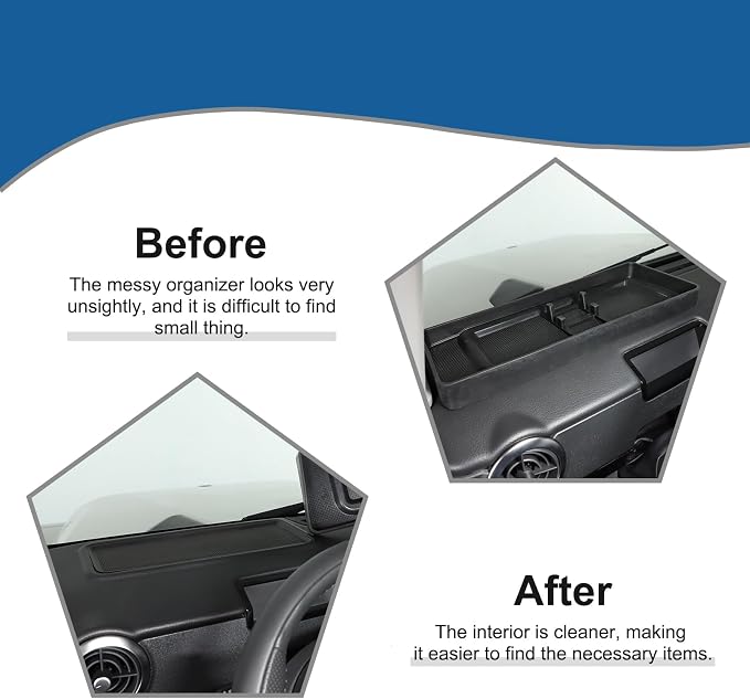 Car Center Console Dashboard Storage Tray Compatible with Ineos Grenadier 2020-2024 Non-Slip Dashboard Storage Tray Interior Storage Box Car Silicone Storage Tray