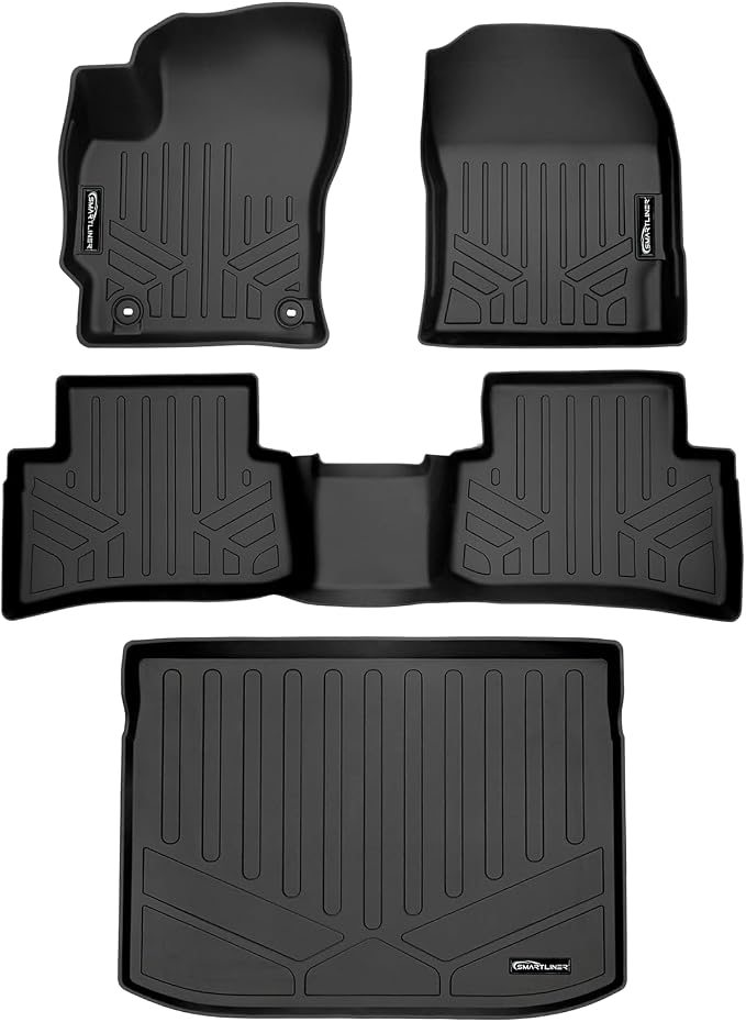 SMARTLINER Custom Fit Floor Mats 2 Rows and Cargo Liner Trunk Set Compatible with 2019-2025 Toyota Corolla