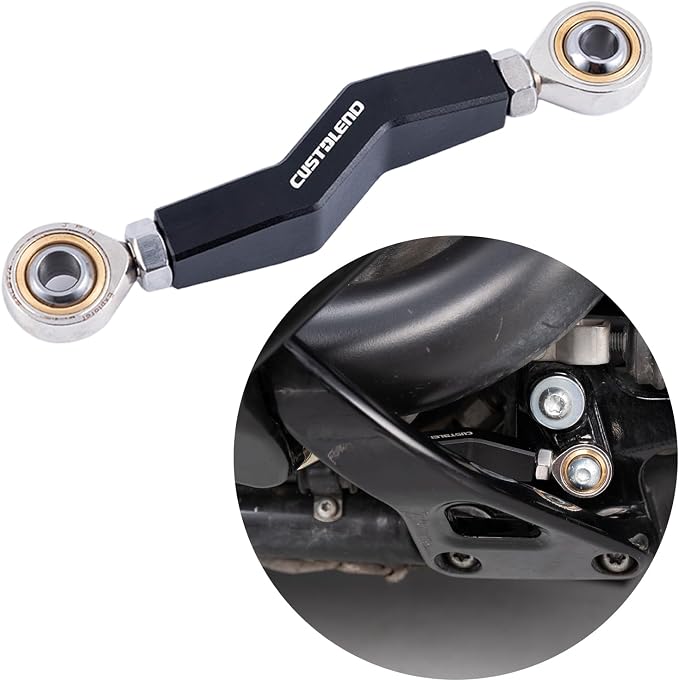 Brake Pedal Angle Adjustment Lever for Harley, Rear Brake Riser, Brake Linkage Shift Lever Compatible for 2018+ M8 Harley Low Rider S/ST, Street Bob, Makes Braking 20% Easier