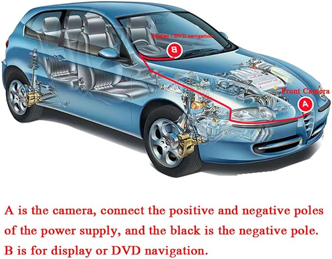 Vlicevrn HD Car Front Logo Mark Camera Rear View Camera Night Vision Backup Parking Camera Waterproof IP68 Vehicle Camera for Volvo XC60 V60 S60 S90 V90 XC90 XC40