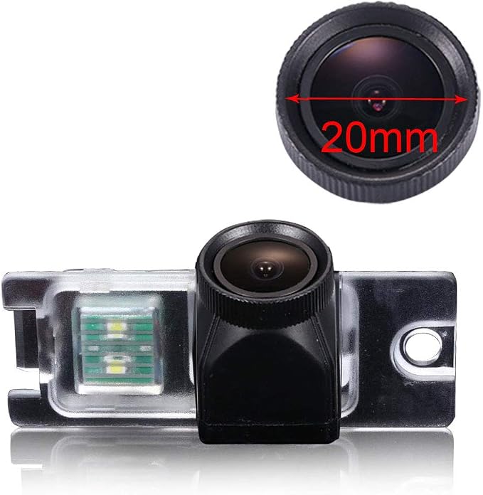 20mm Lens Super Pro HD Night Vision Car Rear View Backup Camera Vehicle-Specific License Plate Light Reverse Camera, replacement for Volvo S40 S40L V40 V50 S60 S60L V60 XC60 C70 V70 XC70 S80 S80L XC90