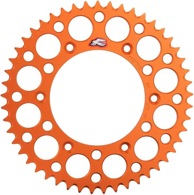 Renthal 224U-520-49GPOR Rear Sprockets - Orange / 49T