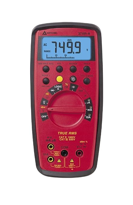 Amprobe 37XR-A True RMS Digital Multimeter with Component Logic Test