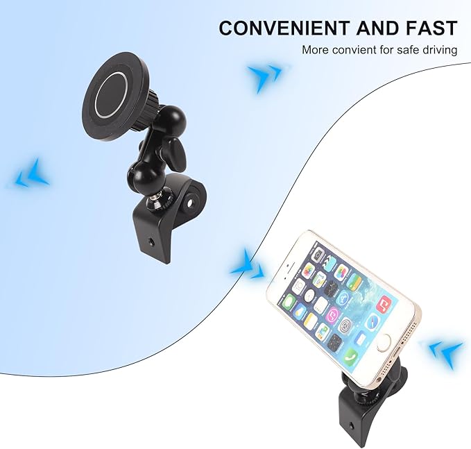 PIUGILH Magnetic Phone Holder Mount Compatible with Land Rover Defender 2020-2026 Accessories, Aluminum Alloy 360° Dashboard A/C Air Vent Side Cell Phone Holder Stand (Dashboard Left)