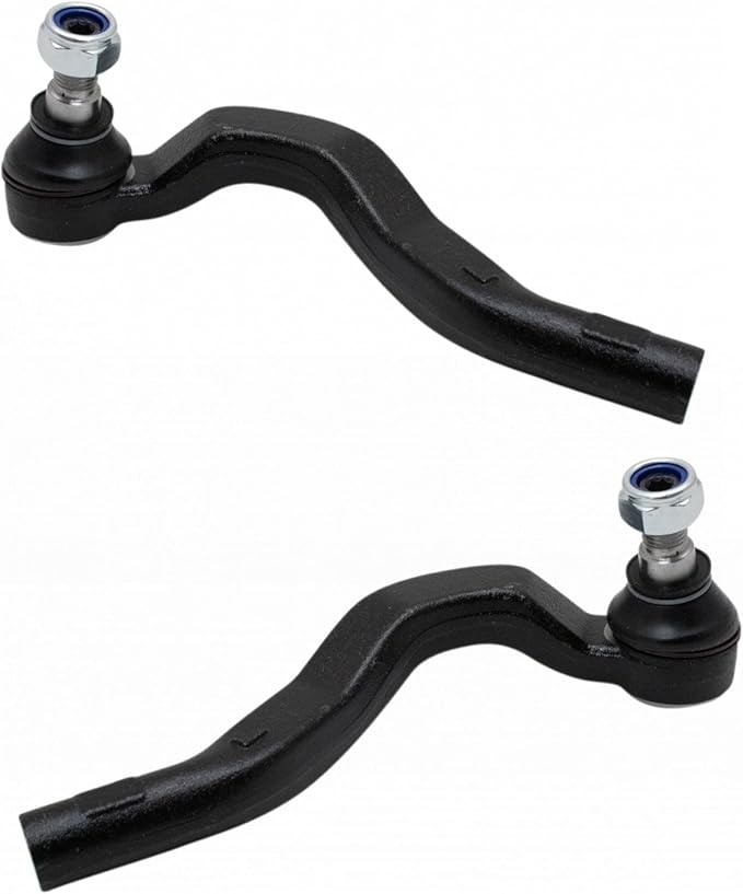 TRQ Outer Driver and Passenger Side Tie Rod Set 2 Piece Compatible with 1998-2003 Mercedes-Benz E320 4Matic All Wheel Drive 2000-2002 E430 4Matic All Wheel Drive