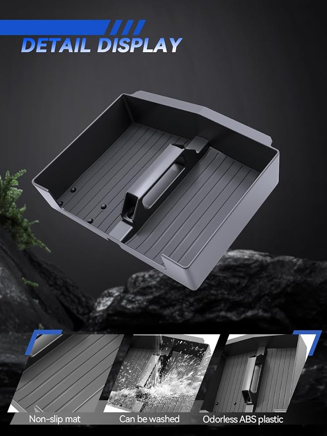 for Odyssey Center Console Organizer 2018-2024 2025 2026 Odyssey Accessories Armrest Tray Middle Storage Box Insert Container Durable ABS Plastic (NOT for LX)