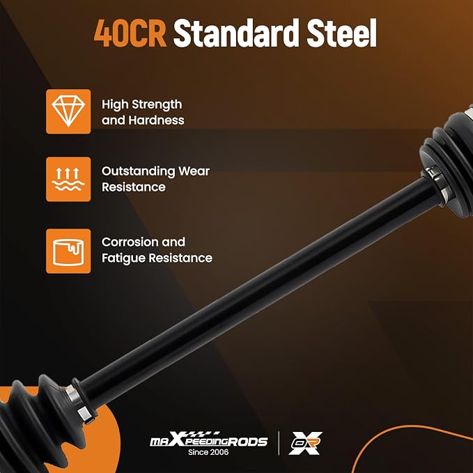 maXpeedingrods Rear CV Axle Shaft for Polaris Ranger 570 2015, for Ranger Crew 1000 2015-2017, for Ranger Crew 570 2015, for Ranger Crew 900 2014-2016 1332947 1332654 1332861