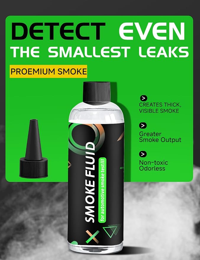 Solary Automotive Smoke Machine Leak Detector - Smoke Liquid Solution for Smoke Machine Automotive Test