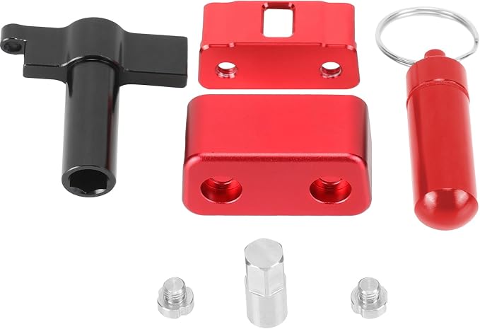OBD Lock OBD2 Port Locking Tool, Metal OBD Port Protector for Cars, SUV, Trucks, OBD-II Anti Theft Protector Antitheft Accessories (RED)