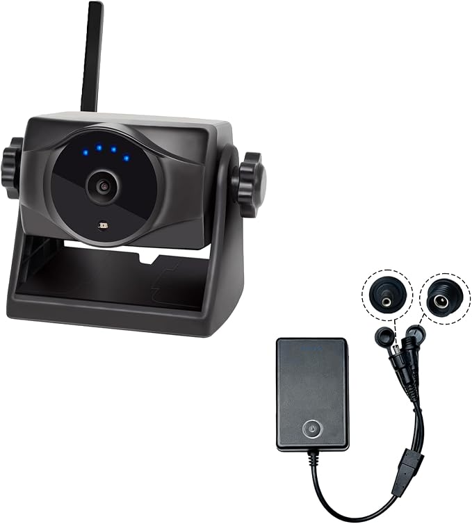 1080P Magnetic Wireless Backup Camera with 8700mAh Magnetic 12V Battery Pack