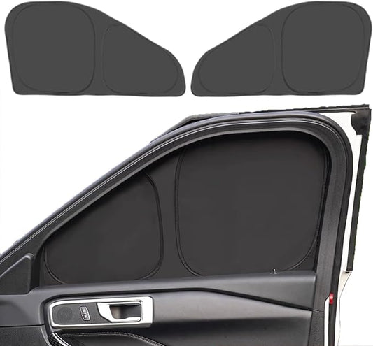 Side Window Sun Shades for Ford Explorer 2020-2025, Custom Fit, Driver & Passenger Side Windows for Max UV Protection, Heat Reduction & Privacy