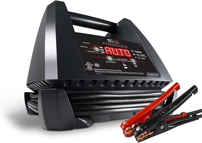 Schumacher Electric DSR Pro Series 6V / 12V Car Battery Charger & Maintainer - 125A Engine Starter with 15A / 40A Boost Mode - Quickly Bring Deeply Discharged Batteries Back to Life - DSR118