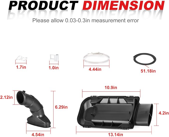Air Box Lid Cover Cap Seal Clip Clamp Duct Boot For Yamaha Banshee 350 1987-2006