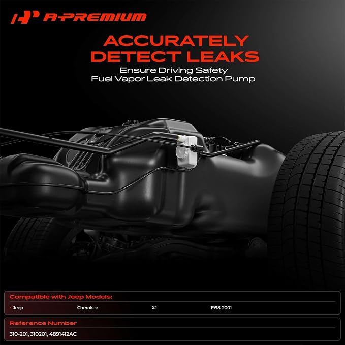A-Premium Fuel Vapor Leak Detection Pump Compatible with Jeep XJ Series Cherokee 1998 1999 2000 2001
