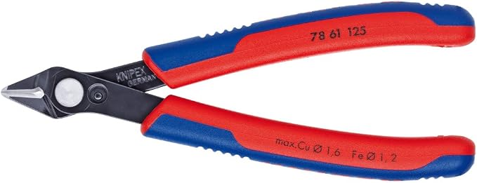 KNIPEX Electronics Super Knips and 74 22 200 Comfort Grip High Leverage Angled Diagonal Cutter (8-Inch)