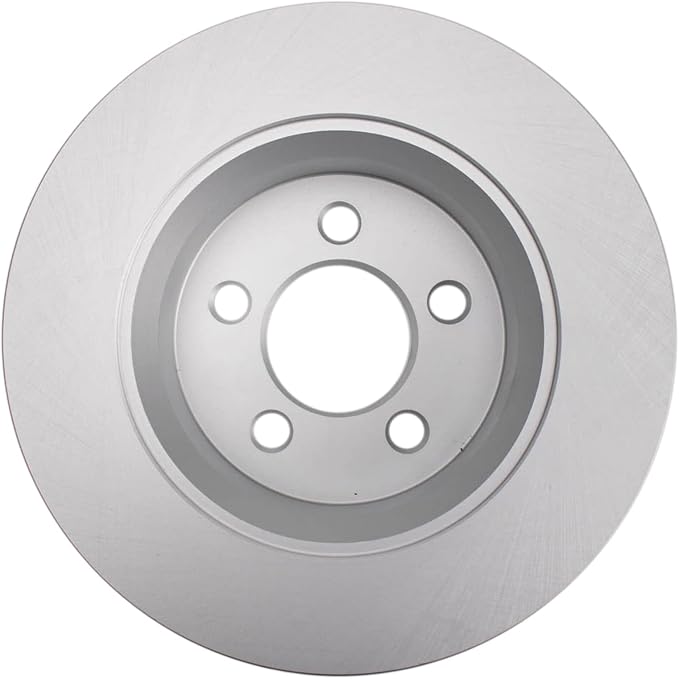 TRQ Front Brake Rotor Set G Coated Vented Compatible with 2007-2011 Dodge Nitro 2008-2012 Jeep Liberty