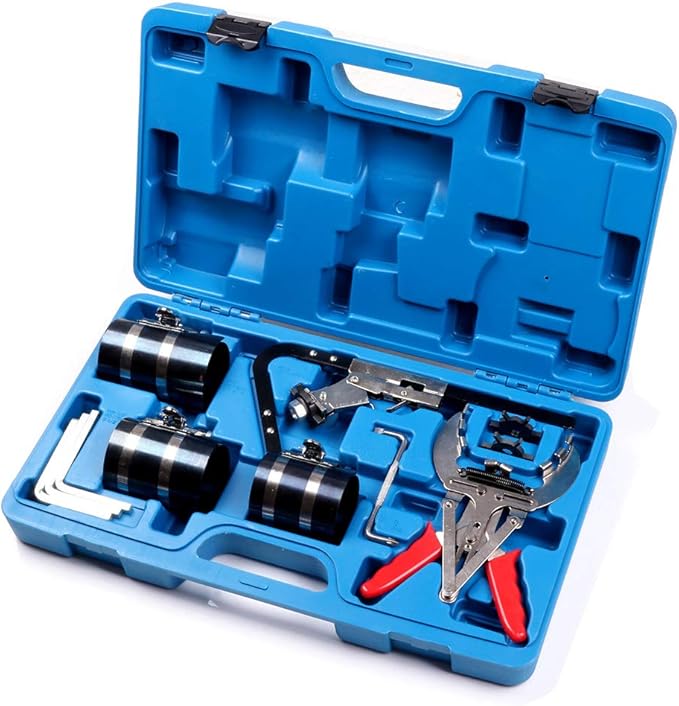 ECCPP Piston Ring Service Set Cleaning Ring Expander Compressor Tool Set Fit for Auto Engine Motor