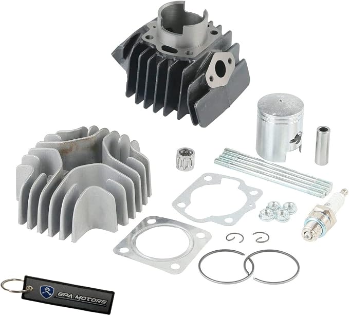 Cylinder Piston Gasket Kit Fits Suzuki KDX50, ALT50, JR50 (1978-2006)