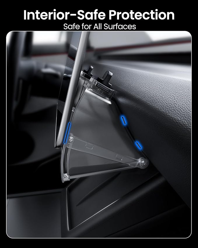 REEVAA Upgraded Tesla Model 3 Hidden Under Screen Storage Box for Model 3 2016-2026 (Fit New Model 3 Highland) [One-tap Open & Stable Installation] Model 3 Accessories, Center Console Organizer Tray
