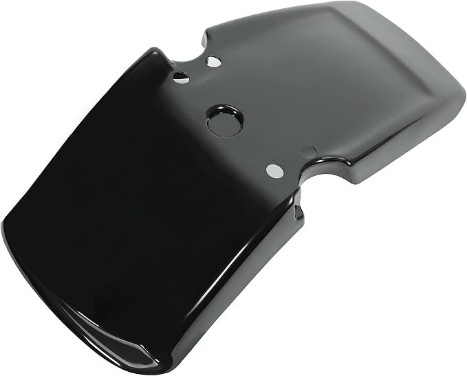 ALMULOO Front Fender Plastic ABS Black Compatible with 1983-1985 Honda ATC200X Three‑Wheeler
