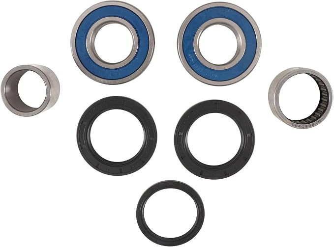 All Balls Racing 25-1789 Wheel Bearing Kit Rear Compatible With/Replacement For Yamaha YZF-R6 2017-2020