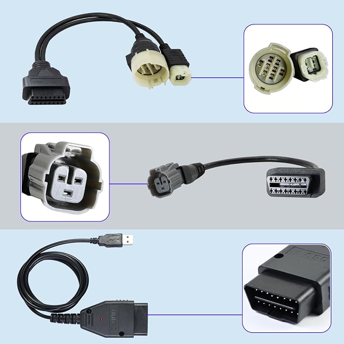 Diagnostic Cable Tool Scanner KIT Compatible with Yamaha YDS 1.33 & Suzuki SDS 8.40 Jet Boat/WaveRunner/Outboard