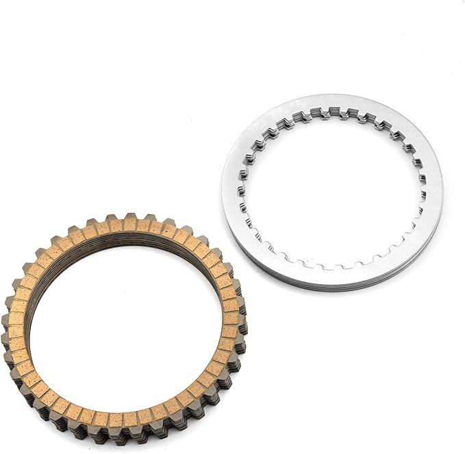 Wsays Friction Steel Extra Clutch Plates Kit Compatible with Harley Sportster XL 1991-2022, Fit Touring Softail Dyna and FXR Big Twin 1990-1997, Fit Evolution 1340 1994-1997, Fit Buell All 1991-2002