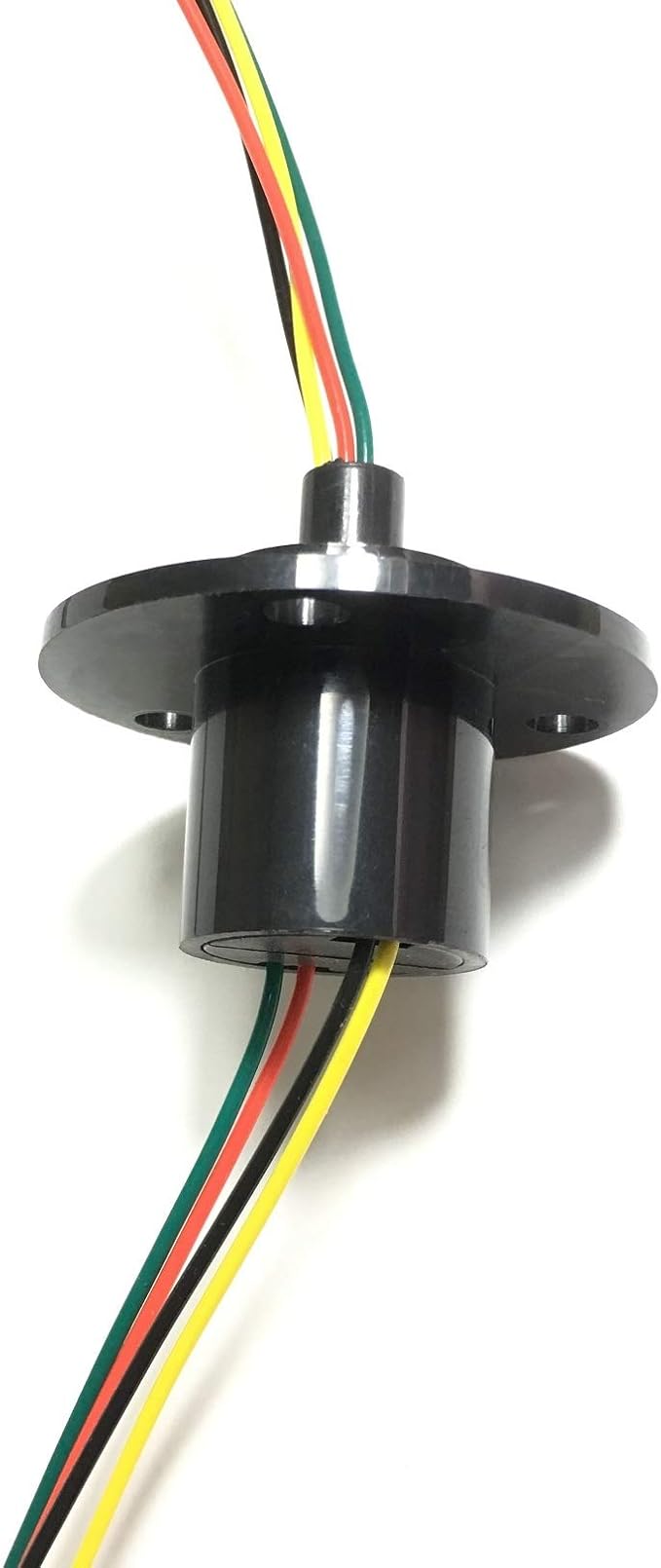 Taidacent 3 Wires 4 Wires 5A 10A 15A 30A Electrical Slip Ring Collector Ring Rotary Electrical Contact Joint Rotary Connector Commutator (4 Wires 5A Diameter 22mm)