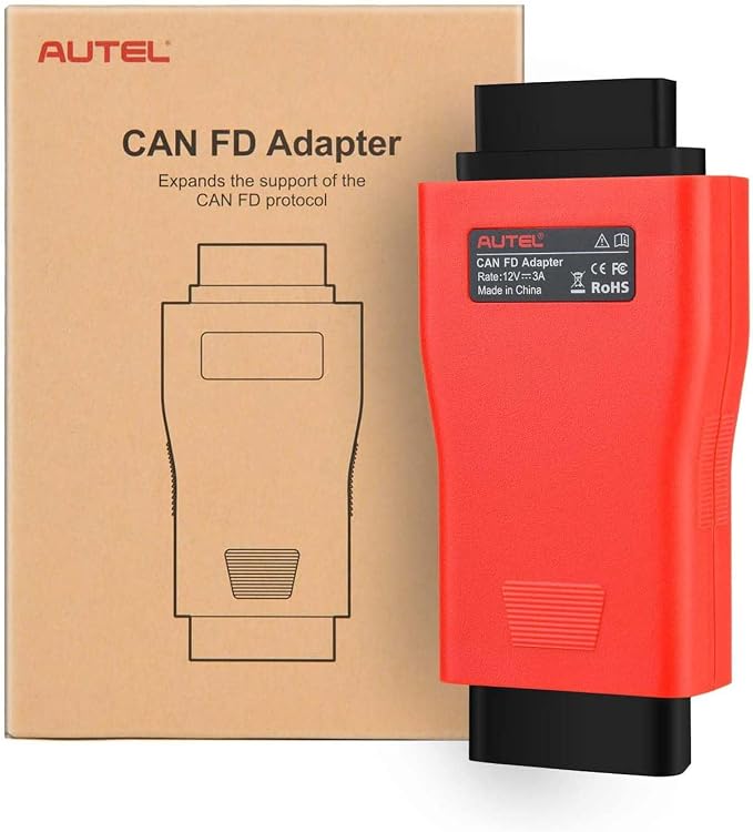 Autel CAN FD Protocol Adapter, Compatible with Autel Scanner MX808 MK808 DS808 MP808 MS906 MK906 MS908 MK908 Maxisys Elite IM508 IM608 Ultra VCI100 VCI Mini, for GM Chevrolet Buick Vehicles