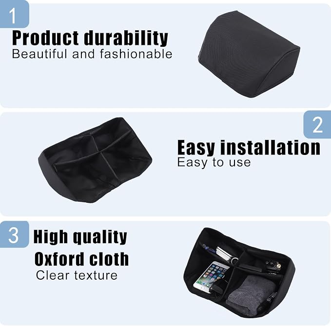 Car Glove Box Organizer Dividers Compatible with Subaru BRZ/Toyot@ GT86 2022-2025 Center Console Glove Box Divider Insert Storage Bag Glove Box，Compartment Storage Bag Organizer Accessories
