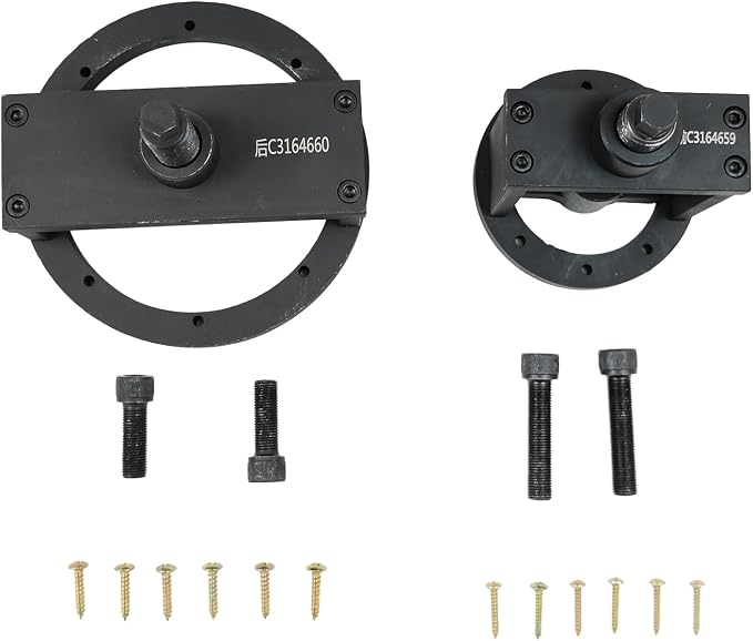 3164659 Front & Rear Crankshaft Seal Remover & Installer Tool Kit, Compatible with Cummins 1989-2016 4BT 3.9L B Series 5.9L ISB 5.9L 6.7L QSB 5.9L 6.7L,Compatible with Paccar Engines PX-6 3164660