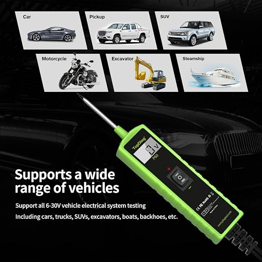 TopDiag P200 Automotive Circuit Probe Kit & Topdiag P60 Probe Tester, Automotive Circuit Test