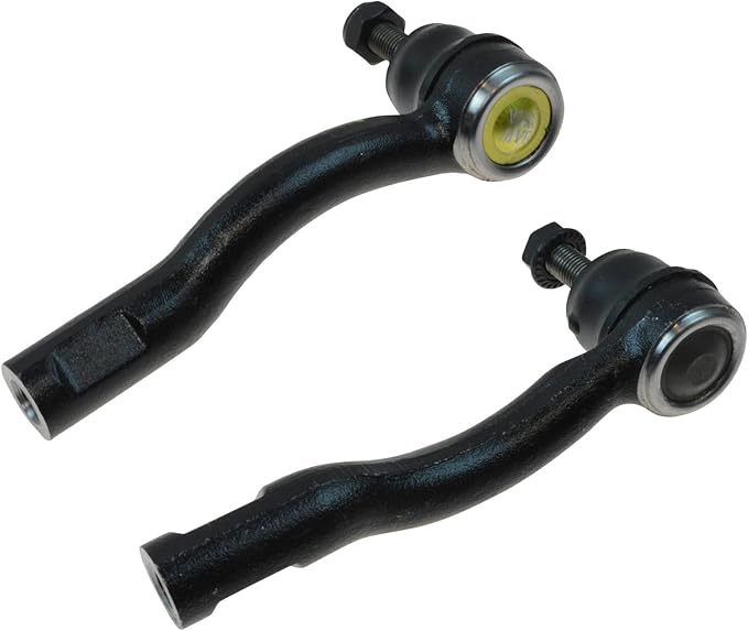 TRQ Outer Driver and Passenger Side Tie Rod Set 2 Piece Compatible with 2007-2012 Nissan Sentra