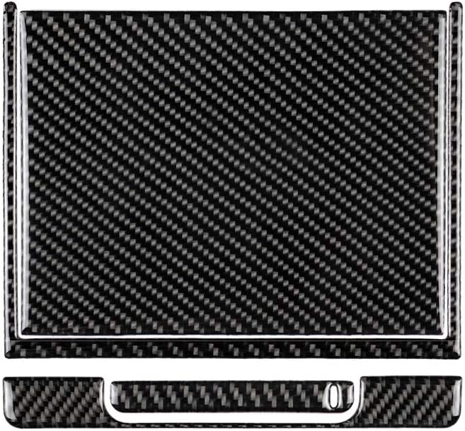 NVCNX Real Premium Carbon Fiber for Toyota Camry Accessories 2018-2024 2019 2020 2021 2022 2023 SE/LE/XSE/XLE/SE Nightshade/L/TRD Gas Hybrid Center Console Organizer Cover Interior Trim Sticker 4PCs