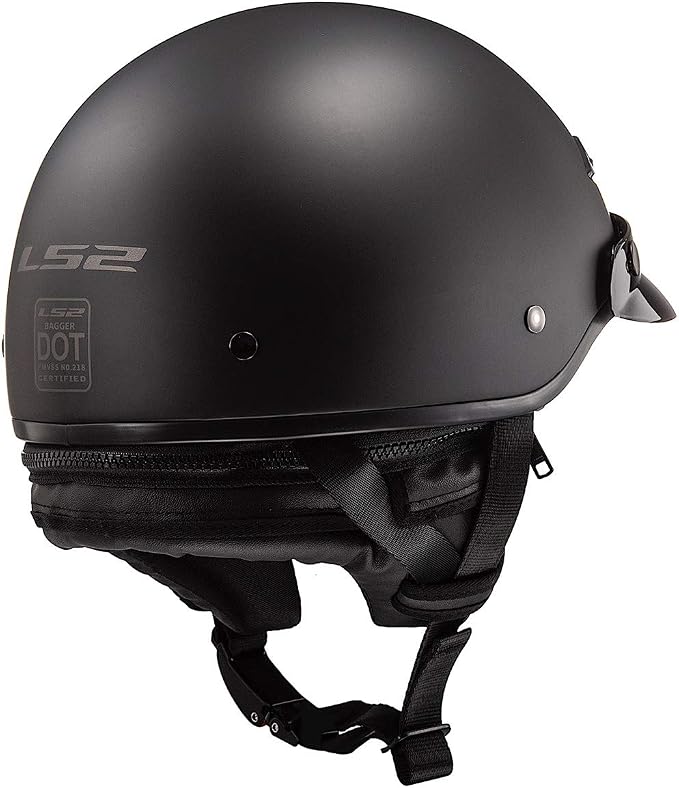 LS2 Helmets Bagger Motorcycle Half Helmet