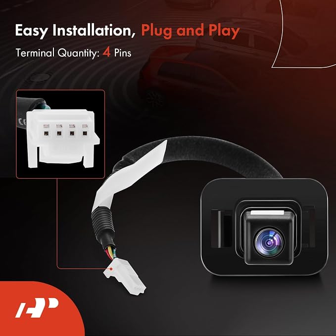 A-Premium Rear View Backup Camera Compatible with Nissan | Parking Camera for 2008 2009 2010 Pathfinder - Replace# 28442ZS00A