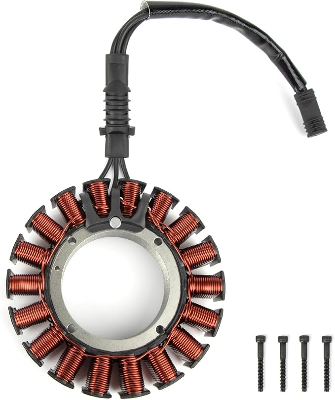 Tykick 29987-06 Stator for Harley Davidson Electra Glide Road King Road Glide 2006 2007 2008 2009 2010 2011 2012 2013 50 Amp 3 phase Replaces 2998706 29987-06A 2998706A 29987-06B 2998706B 29987-06D