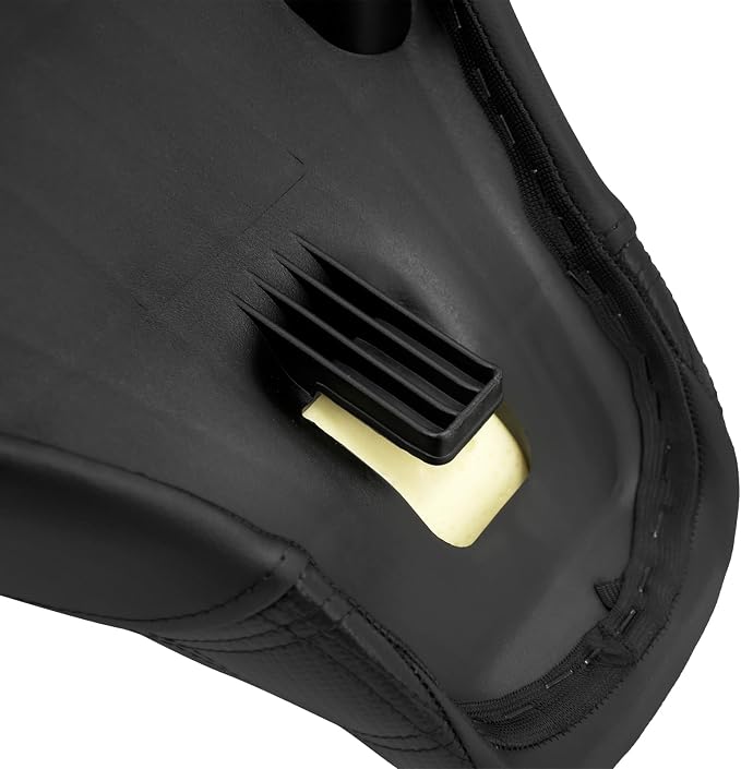 One-Piece Driver Passenger Seat Motorcycle 2-Up Seat Fit for Harley Sport Glide FLSB Low Rider FXLR FXLRS FXLRST 2018-later (Black Stitching)