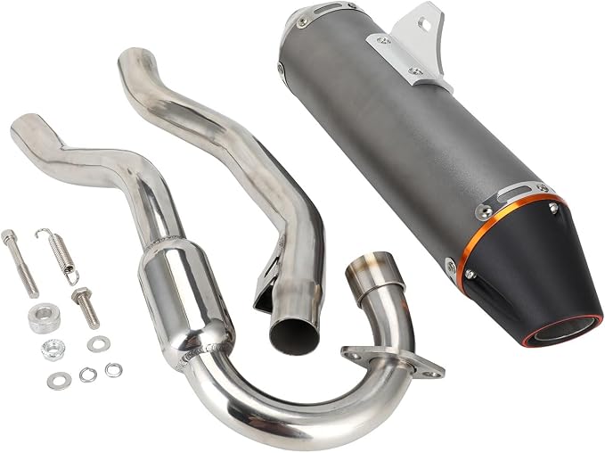 STONEMEN Full Exhaust Muffler System Slip On For CRF150F CRF230F 2003-2013 Titanium