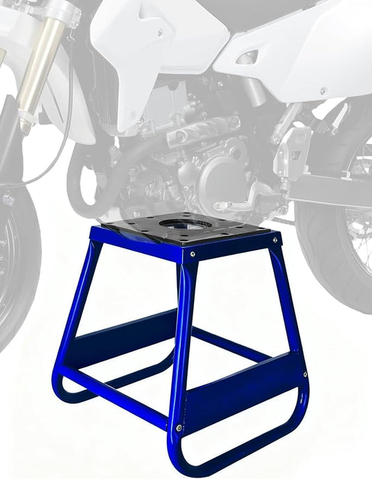 Dirt Bike Stand,Universal Detachable Anti Slip 450Lbs Capacity Motorcycle Panel Lift Box Stand for Motorcycle & Powersports Maintainence-Blue