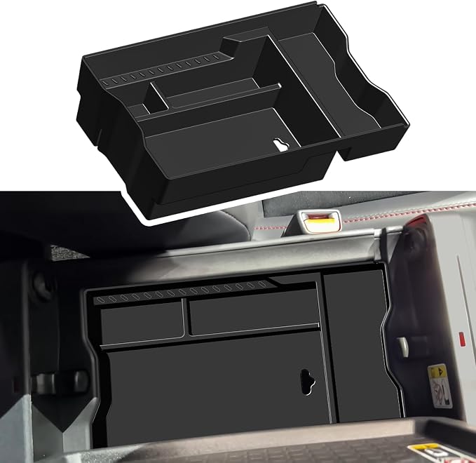 Center Console Tray Organizer Fits for RAV4 Accessories 2026 and 2026 RAV-4 Prime, Armrest Insert Container ABS Material Secondary Storage Box