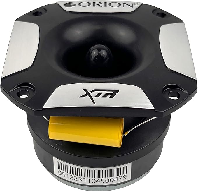 ORION XTR Series XTW250FD 4.5” Big Motor Super Tweeter | Aluminum Diaphragm, 1” Voice Coil, 80W RMS, 320W Max, Built-in Crossover - High Performance, Pro Car Audio Tweeter (Single)
