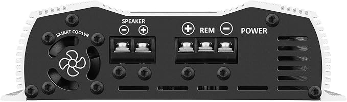 Taramp's Bass 800 1 Ohm Monoblock Amplifier 800 Watts Rms 1 Channel, 14.4VDC Out Power Full Range, Great for Sub/Bass - RCA/High Level Input, Car Audio